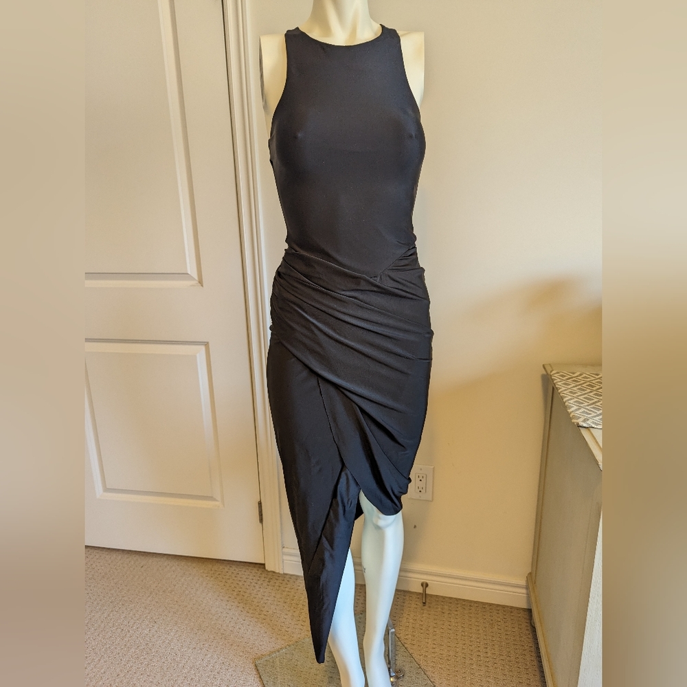 Sheike Black Midi Dress